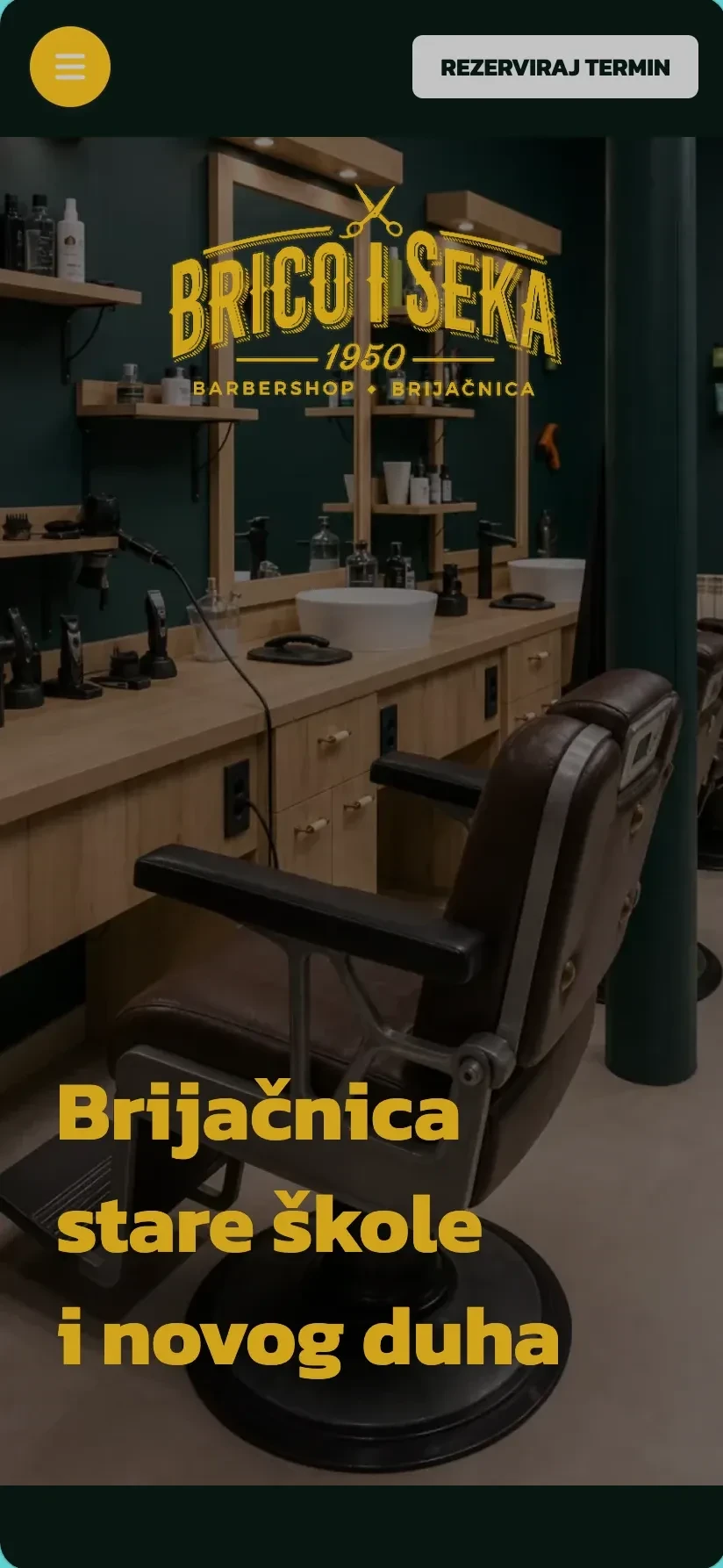 Brico i Seka website, view 1